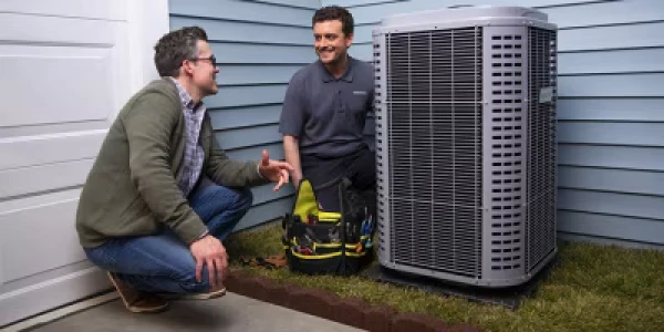 dealer and homeowner discuss enhanced comfort smartsense 1